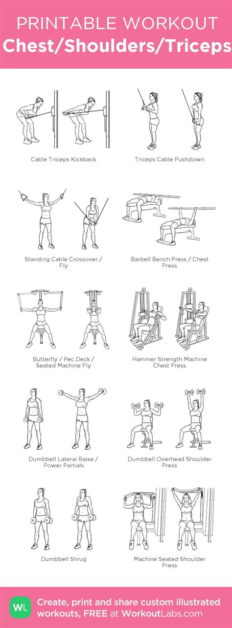 an exercise poster with instructions to do exercises for the entire ...