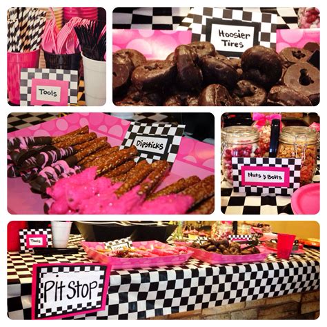 Chachi s girly race car themed party 7th birthday – Artofit