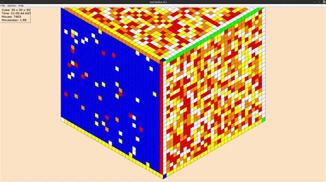 30x30 Rubik's cube in 2:15:22.125 - YouTube