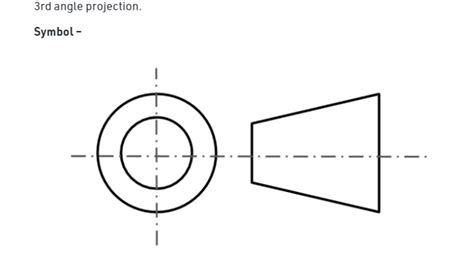 [Solved] In third-angle projection,