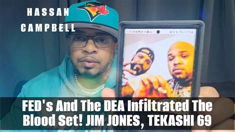 Hassan Campbell - FEDS & DEA Infiltrated The Blood Set Jim Jones, Tekashi 69, CEO Chris, 1090 ...