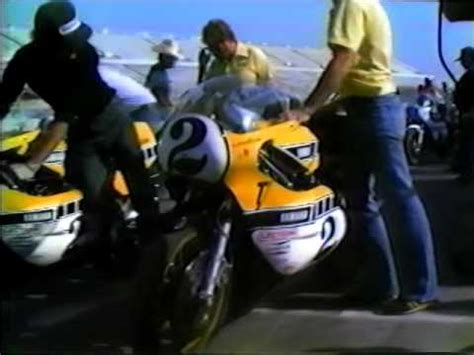 Daytona Motorcycle Race 1980 Pit Action Kenny Roberts, Dale Singleton, Skip Aksland - YouTube