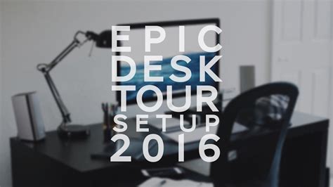 EPIC Desk Setup Tour - YouTube