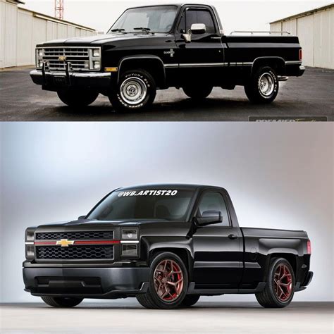 Chevy Silverado "Square Body" Makeover Looks Like a C10 Sports Truck ...