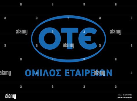 OTE, Logo, Black background Stock Photo - Alamy