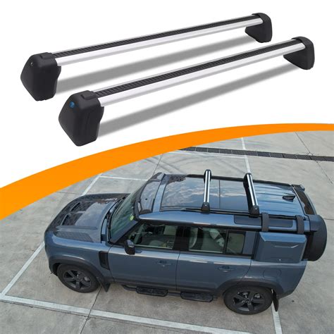 Snailfly Lockable Crossbars Fit For Land Rover Defender 90 110 2020-2023 Adjustable Roof Rack ...