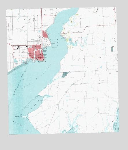 Palacios, TX Topographic Map - TopoQuest