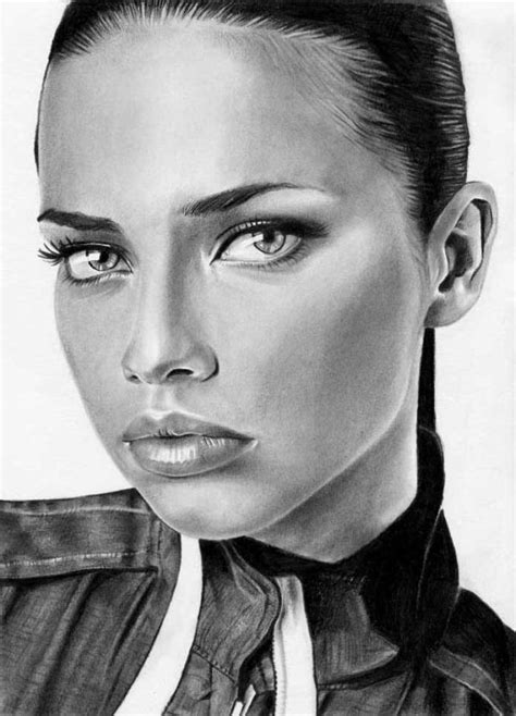 Curious, Funny Photos / Pictures: 54 Incredible female pencil portrait ...