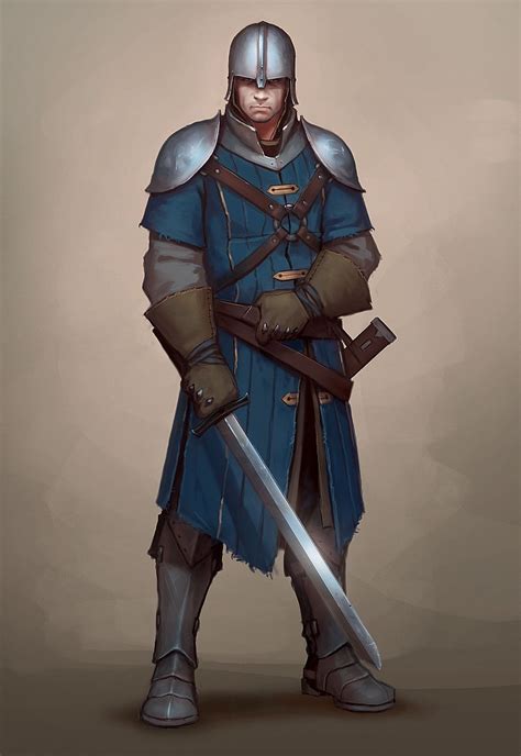 Aguilbert garde de la loge de la table d’Émeraude | Character art, Character portraits ...