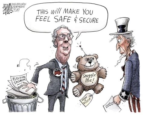 Political Cartoons: Election security bill scuttled by “Moscow Mitch” ahead of 2020 primary