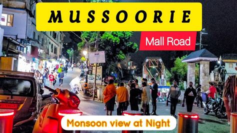 Mussoorie mall road tour|Mussoorie trip in monsoon|Masuri tourist ...