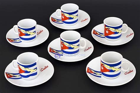 Cuban Expresso Cup Set w/ 6 cups ~ 6 saucers (12 Pieces) ⋆ Buy ...