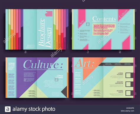 Half Fold Fancy Restaurant Template Of Brochure Design Stock Vector throughout Fancy Brochure ...