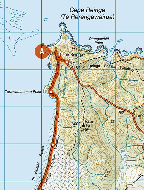 Te Araroa Trail Map | Map, Trail maps, Thru hiking