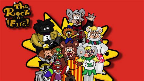 Rock-afire Explosion Art I made of the Rock-afire Explosion Animatronic Band! : Animatronics