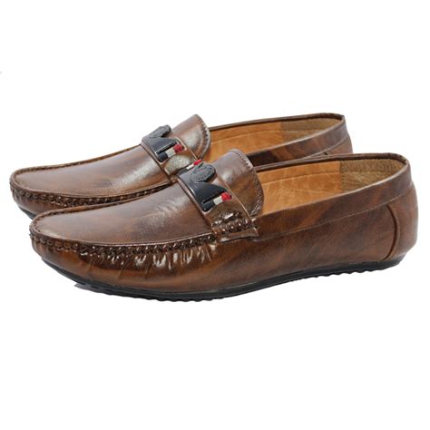 Buy Branded Formal Shoes for Men for Semi-Formal Leather Footwear - Brown