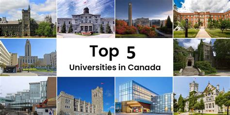 List of top 5 colleges in Canada | Rostrum Education