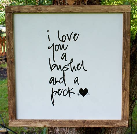 I Love You A Bushel And A Peck Tattoo - Printable Calendars AT A GLANCE