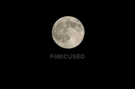 Full moon on black background in high resolution — copy space ...