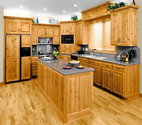 Knotty Pine Kitchen Cabinets (Renovation & Updating Tips) | Alder kitchen cabinets, Kitchen ...