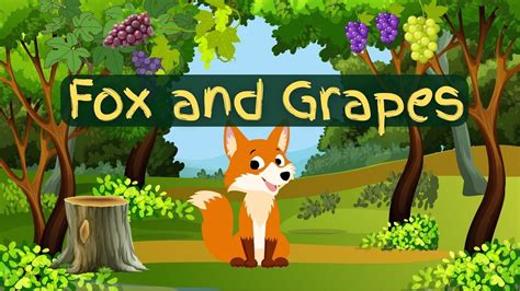 Fox and grape Story in English | Lomdi aur angoor | Moral Story | Bedtime story for kids - YouTube