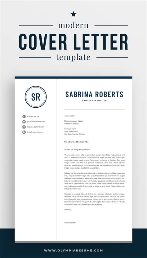 Professional Resume Template Modern Manager Executive | Etsy | Resume template professional ...