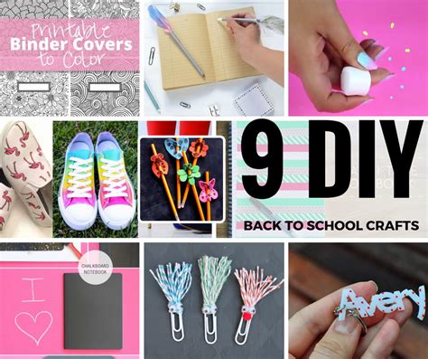 9 Fun DIY Back to School Crafts