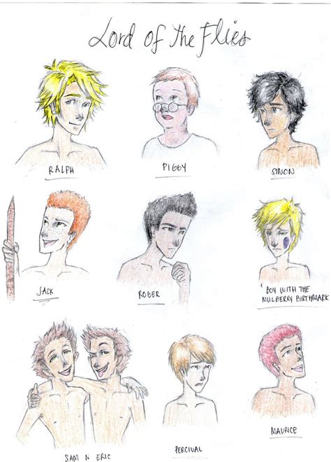 Lord of the Flies Characters by mirasque on DeviantArt