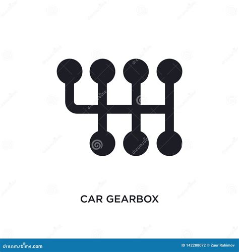 Gearbox. Icons For Various Types Of Gearboxes. Automatic, Manual And Robotic Transmissions ...