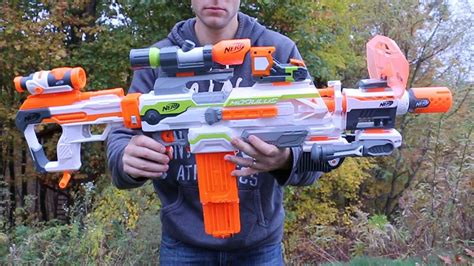 Nerf War: Honest Review of the N Strike Modulus Upgrade Kits All Attachments - YouTube