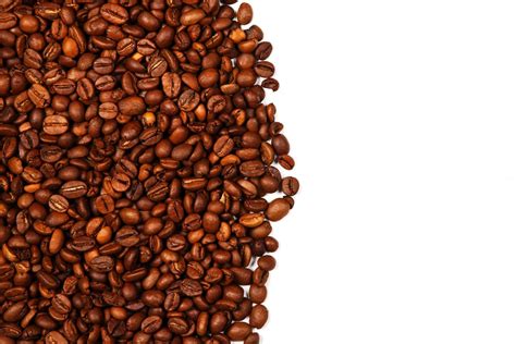 Coffee beans on white background 7387461 Stock Photo at Vecteezy