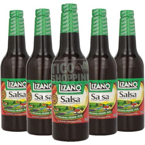 5-Pack Salsa Lizano Sauce 23.6 oz - $33.80 - TicoShopping