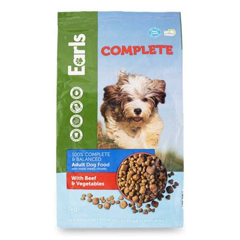 Complete Dry Dog Food With Beef & Vegetables 3kg Earls | ALDI.IE