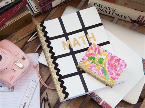 DIY Notebooks for Back to School | FaveCrafts.com