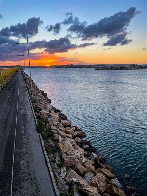 View of a River at Sunset · Free Stock Photo