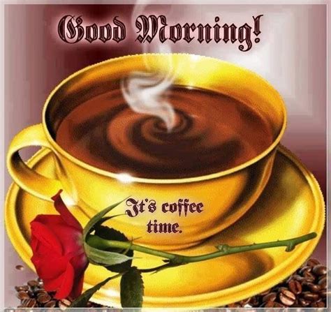 Good Morning It's Coffee Time Pictures, Photos, and Images for Facebook, Tumblr, Pinterest, and ...