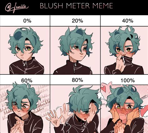 [OC] Blush Meter Meme - Tyson version by Juniiie on DeviantArt