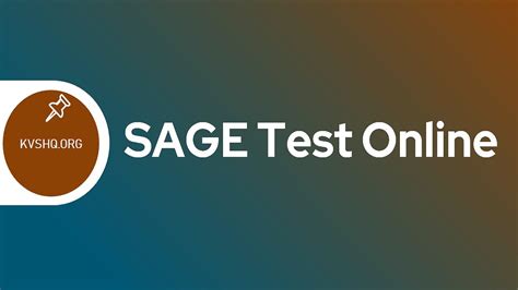 SAGE Test Online 2023 Early Symptoms, Accuracy, Scores