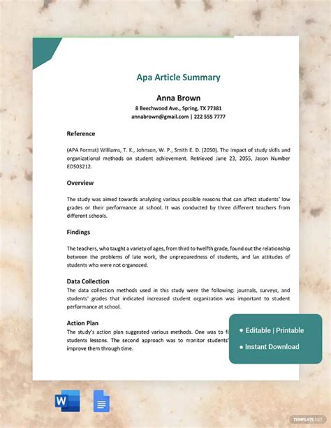 19+ Article Summary Templates - PDF, DOC