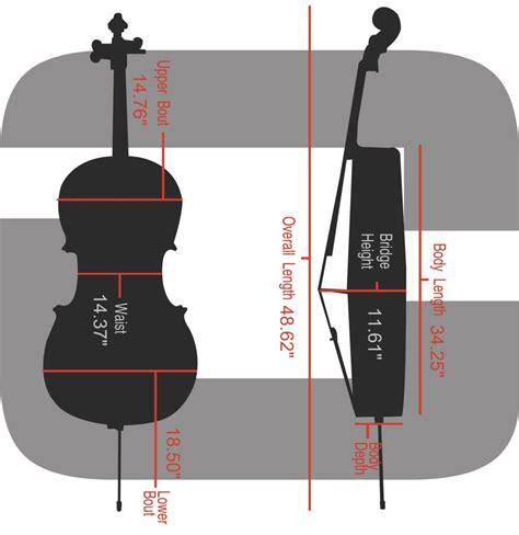 Heavy Duty ABS 4/4 Full Size Cello Case | Crossrock