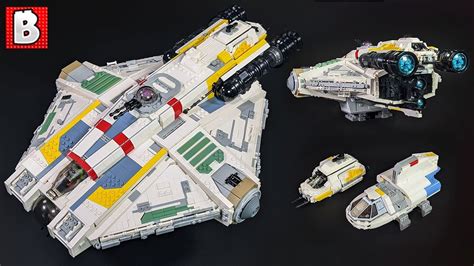 Star Wars Ghost LEGO Custom Model with FULL INTERIOR! Playscale - Brickhubs