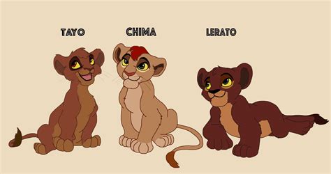 Kovu and Kiara's Cubs by Hyzenthlay-Rose on DeviantArt