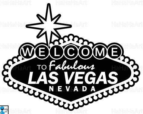 Las Vegas Sign Clipart / Cutting Files Svg Png Jpg Dxf - Etsy