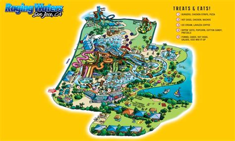 Park Map | Raging Waters San Jose | Bucket List | Pinterest | San Jose ...