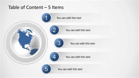 Table of Content Slides for PowerPoint - SlideModel