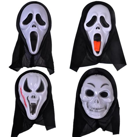 4pcs/lots Prank Toys Horror Halloween Devil Mask Toys Prank Tricky Toys ...