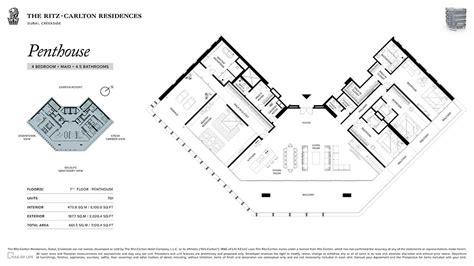 The Ritz Carlton Floor Plans at Dubai Creekside