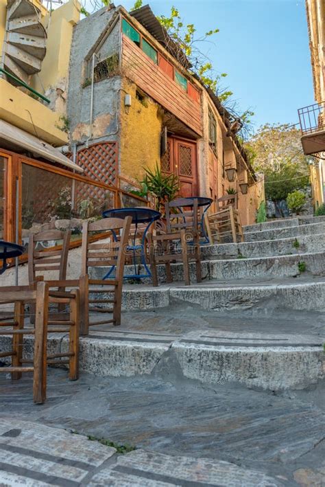 Plaka District in Athens, Greece Stock Image - Image of historical ...