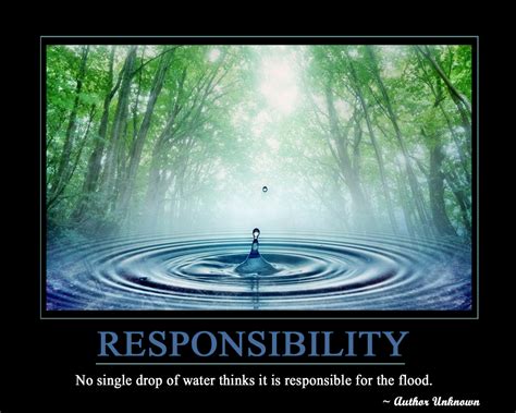 Motivational Wallpaper - Responsibility - Goal Setting Guide