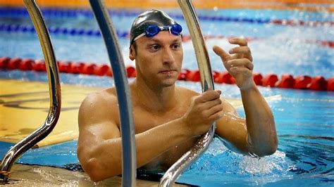 Male Athletes World: Swimming: Australia's Ian Thorpe at the pool.